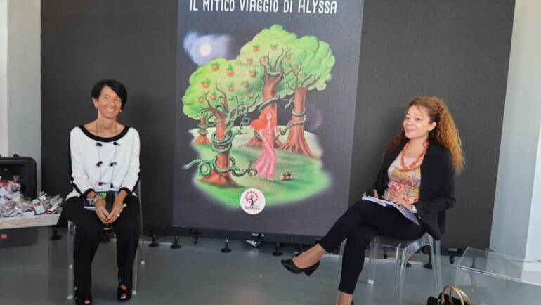 “Il mitico viaggio di Alyssa” presentazione allo Stand Florio